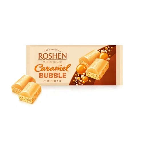 Roshen karamellisuklaa kuplivalla 80 g