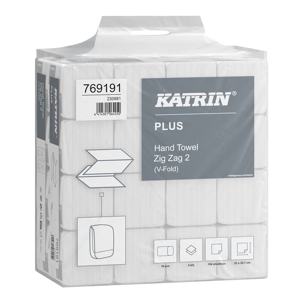 ZZ Plus Katrin 3104 handduk 2 st. cellulosa