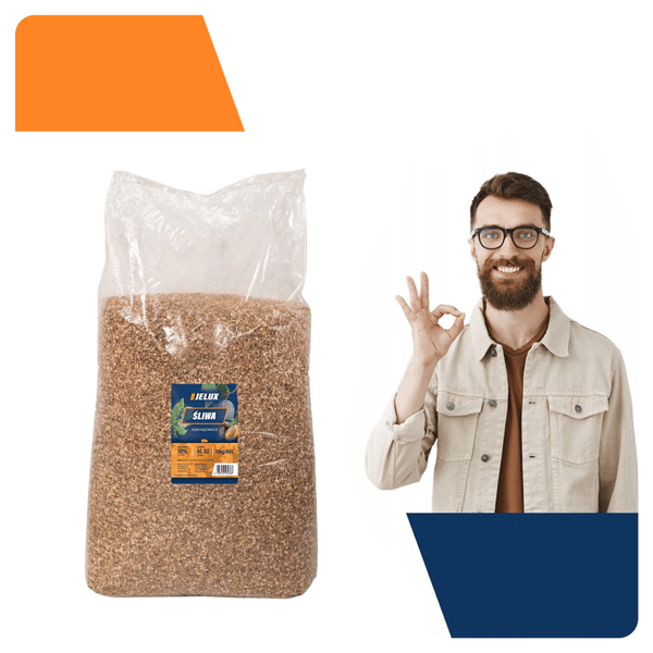 Røgchips blomme klasse 02 15 kg