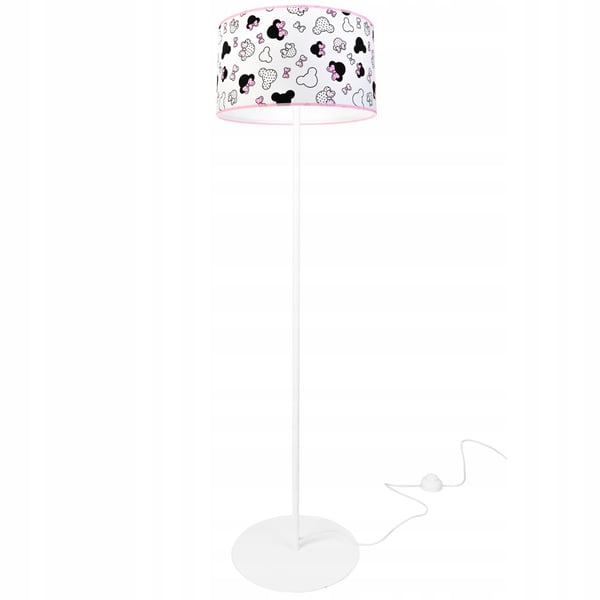 BØRNES GULVLAMPE, LAMPESKÆRM, MØNSTER, LED