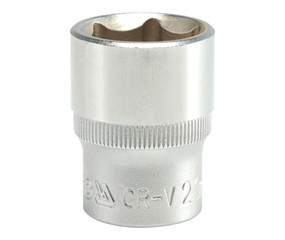 LYHYT 6-KÄRKINEN KROMIHYLSY 1/2'' 21MM - YT-1214