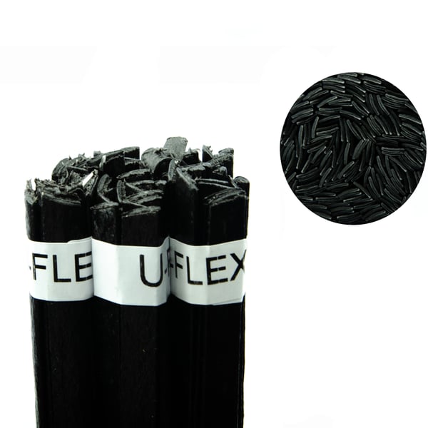 U-FLEX Plastietsaus Musta 100g