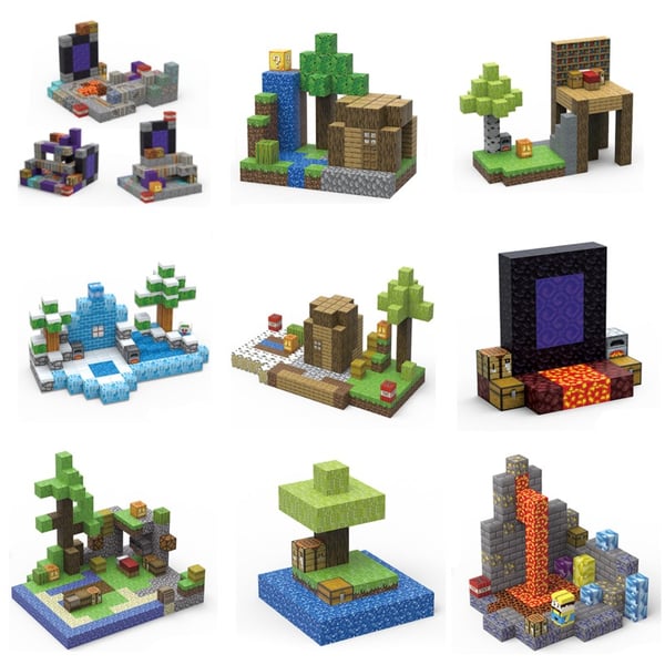 Minecraft Magneettiset Kuutiot 220 kpl.