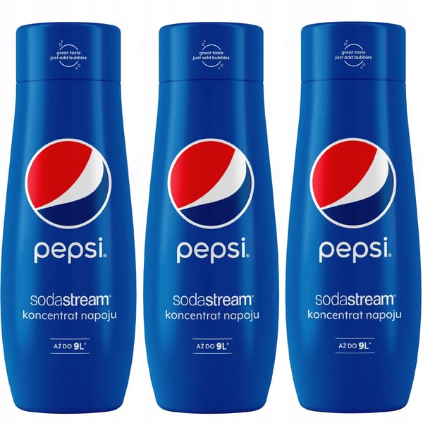 3 SodaStream-tiivisteen setti, 3x Pepsi