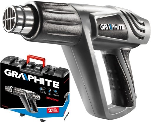 Varmepistol 2000W 250-500 grader - T 59G522