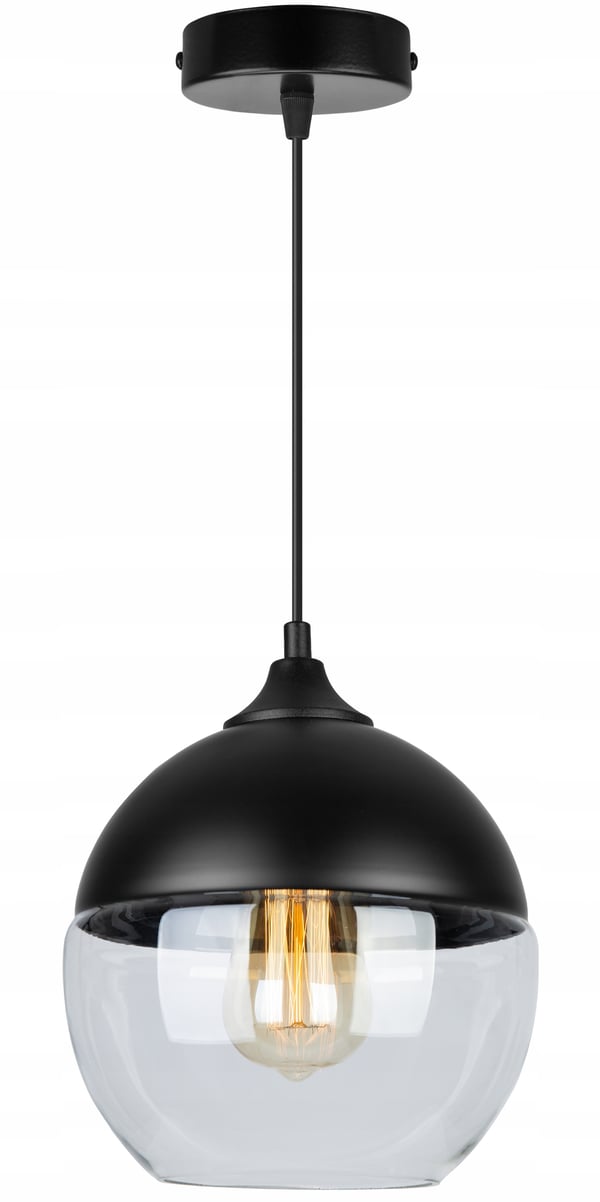 HÆNGENDE LOFTSLAMPE, GLASPLAFON, LED-LAMPE