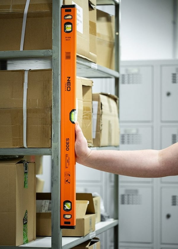 ALUMINIUM VATTENVAS S300 3 NIVEAUER 80CM - T N71-133
