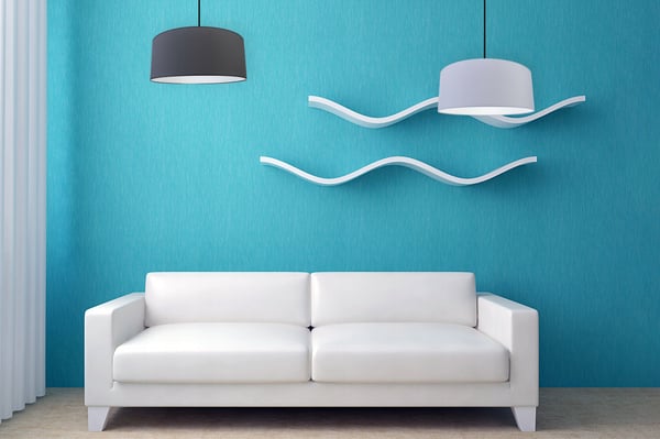 MODERNI LAMPUNVARJOSTIN 50CM MATERIOLLA, VALITSE 6 VÄRIÄ