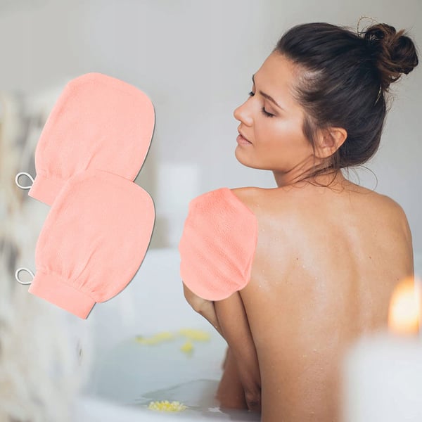 Exfolierande kroppspeelinghandskar 2 delar