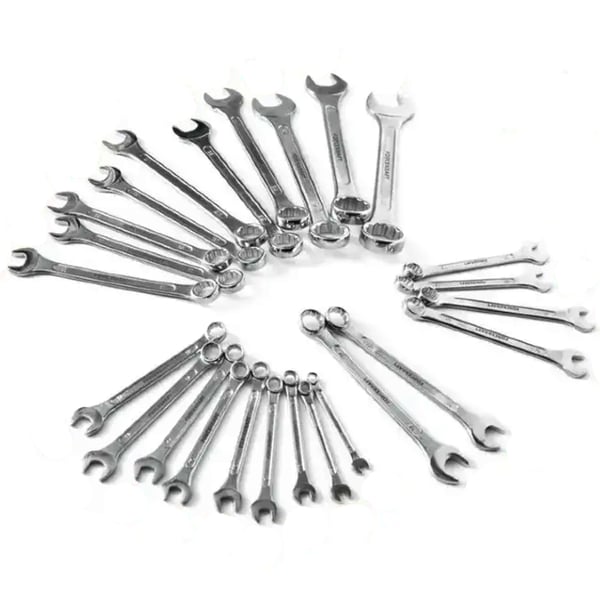 25 kiintoavainta 6-32 mm Forcekraft-kiintoavainsarja