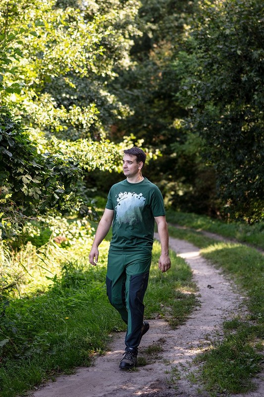 T-SHIRT UDENDØRS SKOV STØRRELSE L - T N81-644-L