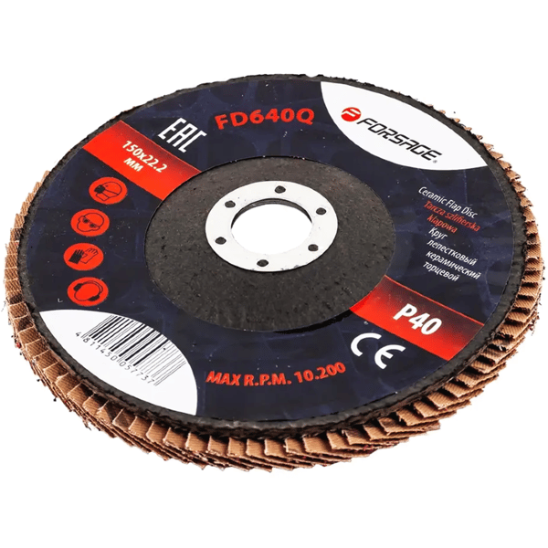 FORSAGE SLIBEKNÆRING til SLIBEKNÆRING 150x22,2mm P40
