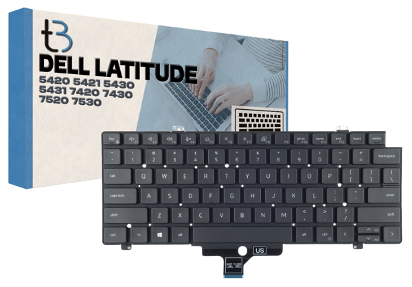 Dell Latitude 5420 5421 5430 5431 7420 7430 7520 7530 tangentbord med LED-belysning
