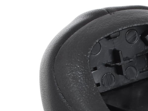 Hyundai ix20 10-15 gear shift knob sort læder 6 gear