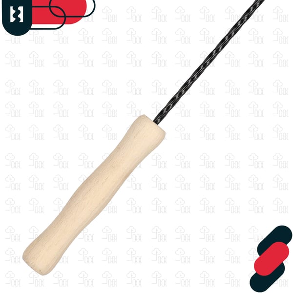 KOTARBAU® grillkahva kaksihaarainen aaltoava makkarakahva 100 cm setti 5 kpl