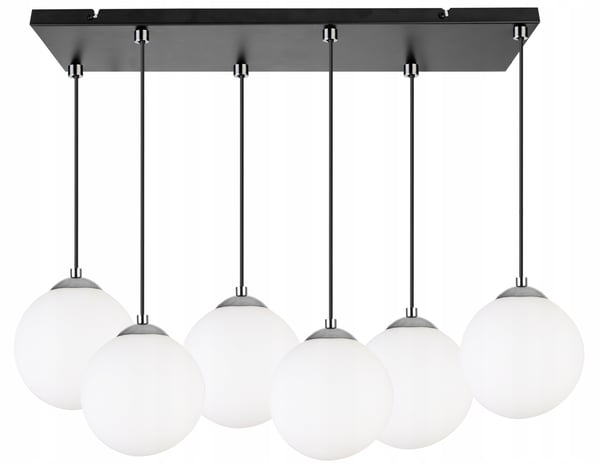 Hængende loftlampe, plafon, kugle, gylden krom, LED