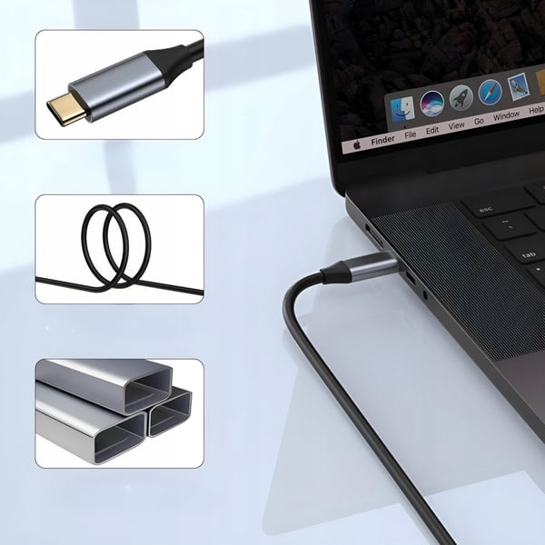 USB C til HDMI-kabeladapter USB-C TYPE C 3.1 FULLHD 4K UHD 1,8M