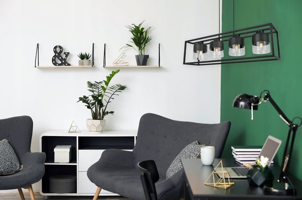HÄNGANDE LAMPBUR ELEGANT METALL LAMPSKÄRM