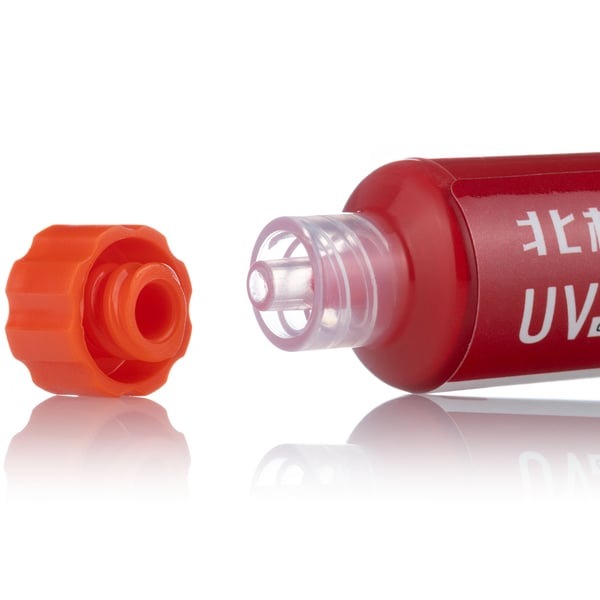 Loddemaske rød 10ml med stempel