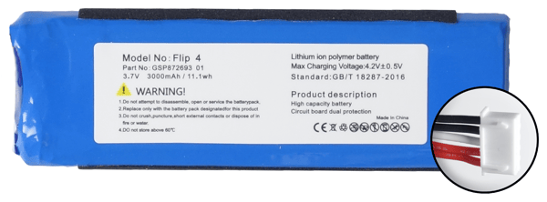 JBL Flip 4 -kaiuttimen akku GSP87269301 3000mAh 3.7V