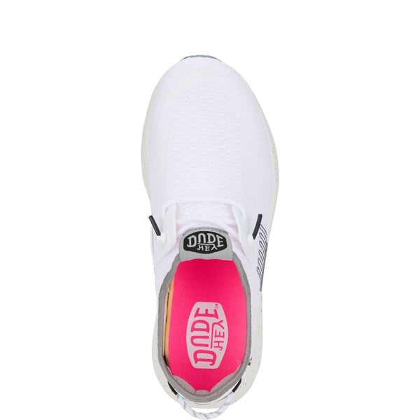 Heydude Sirocco W sport stripe sko 39 hvid