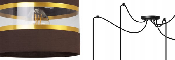 Loftshængende lampe lysekrone lampeskærm moderne