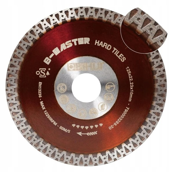 Bihui B-master timanttilaikka 125 mm paksu 1,2 mm - DCDA125