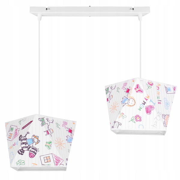 HÆNGENDE LOFTSLAMPE LYKRONE BØRNESKÆRM