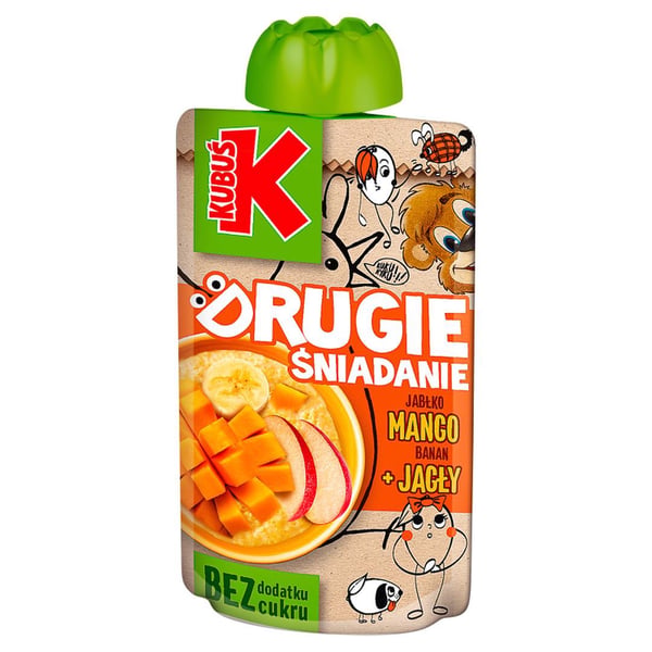 Kubuś Toinen aamiainen Omena-mango-banaanimousse + hirssi 100 g