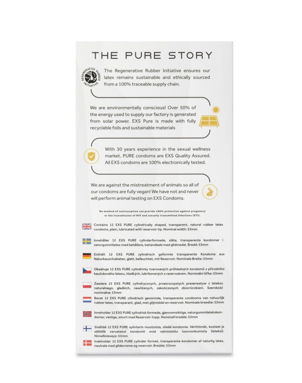 EXS Pure 12 st kondomer