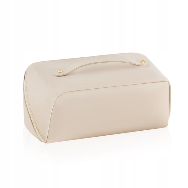 BKP-06 stor rektangulär sminkväska beige Mellow