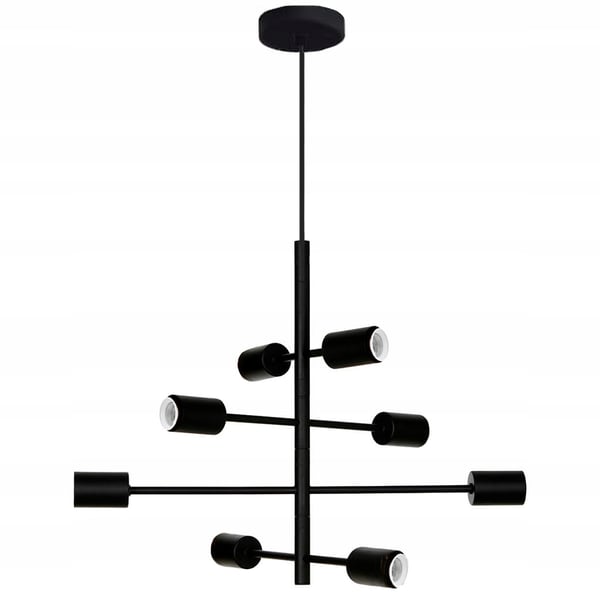 Taklampa ljuskrona hängande vardagsrum kök svart rum loft modern