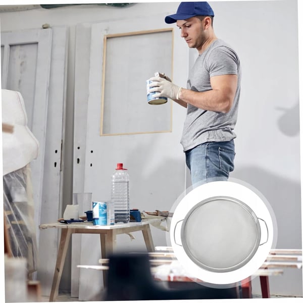 Rosfix sølvfarvet metalsi, diameter 290 mm