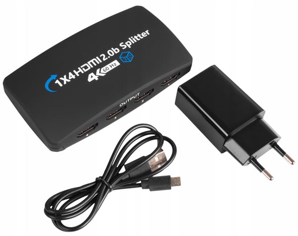 HDMI 2.0 SPLITTER 1x4 UHD 4K SPLITTER HDCP 2.2