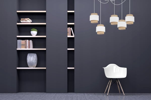 Hængende lampe, loftslysekrone, lampeskærm, boho juta