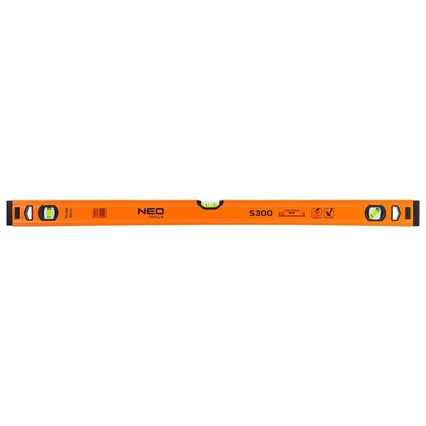 ALUMINIUM VATTENVAS S300 3 NIVEAUER 80CM - T N71-133 ALUMINIUM VATTENVAS S300 3 NIVEAUER 80CM - T N71-133