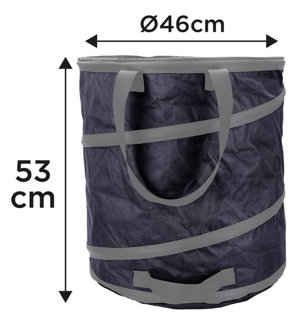 TRÄDGÅRDSSÄCKA 85 LITER, LÅNGA HANDTAG, VIKBAR, 180G/M2 - T N15-960