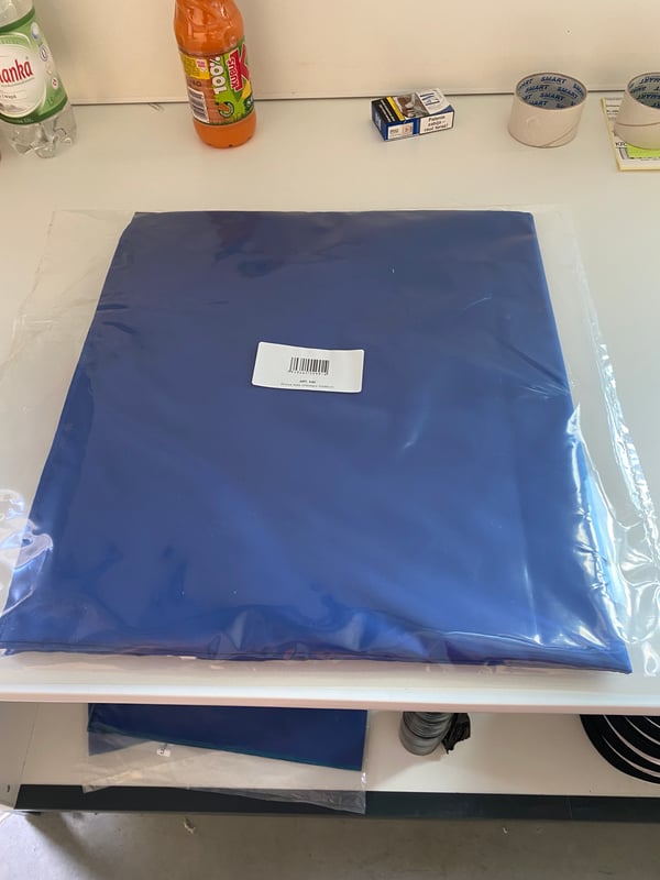 Gelkølemåtte til dyr 50x90 cm blå