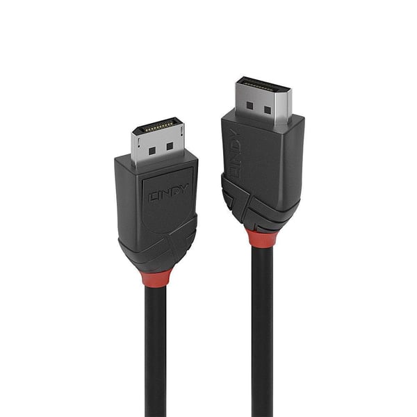 Lindy 3M DisplayPort 1.2 Kabel Sort, 36493