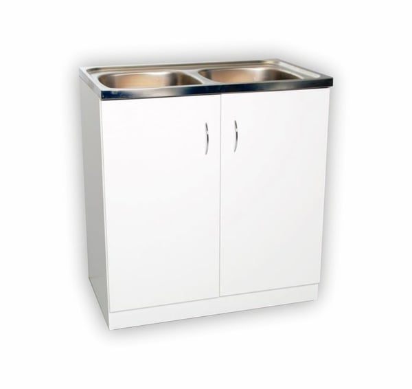 Käytännöllinen yksiosainen keittiökaappi 80x50 valkoisella laminaatilla - Täydellinen keittiöösi! Käytännöllinen yksiosainen keittiökaappi 80x50 valkoisella laminaatilla - Täydellinen keittiöösi!