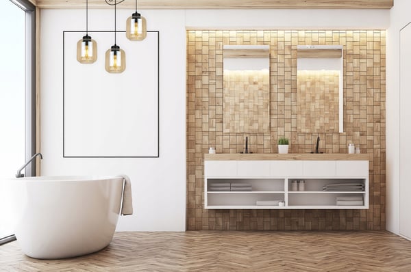 MODERNE ELEGANT HÆNGELAMPE MED GLASSKÆRM