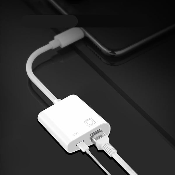 USB-C LAN ETHERNET -SOVITIN RJ45 PD MacBook-latausvirtalähde