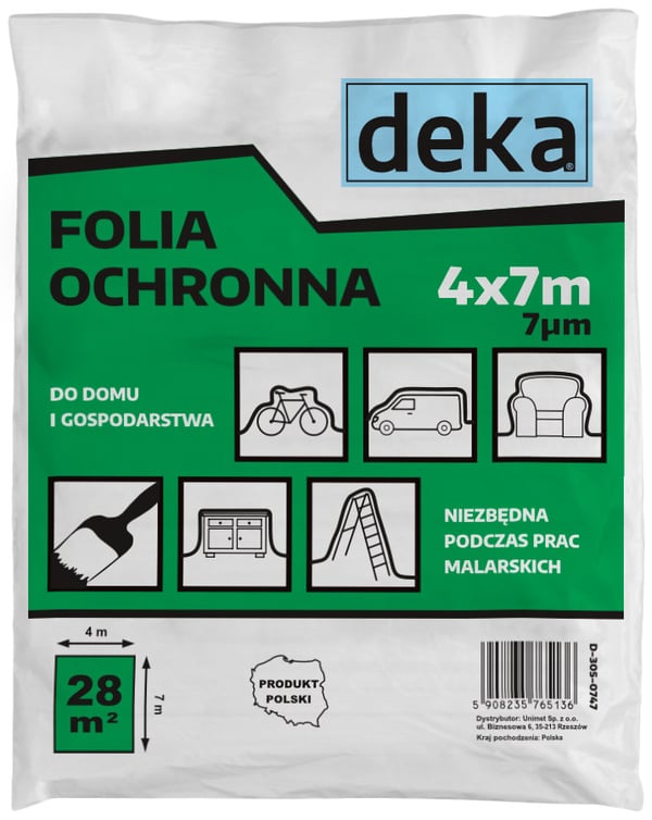TYND BESKYTTENDE MALINGSFOLIE 4X7 0,007 - D-305-0747 TYND BESKYTTENDE MALINGSFOLIE 4X7 0,007 - D-305-0747