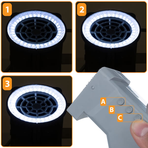 Røgudsugning til BST-X110 stereoskopisk mikroskop med illuminator
