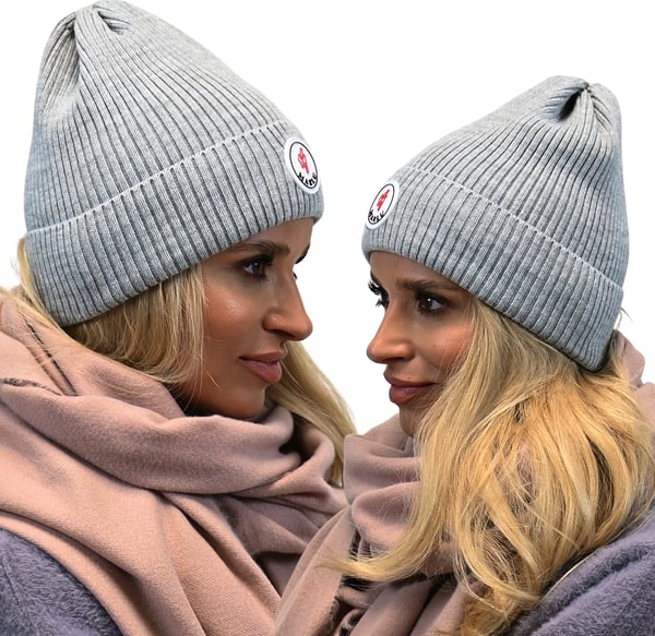 Sporty Komfortabel Damekasket Logo Grå n1