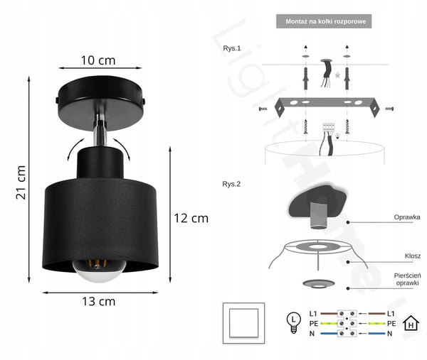 MODERNI ELEGANTTI METALLI LED-KATTOVALAISIN