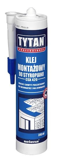 290 ml Tytan Styrofix monteringslim - Mon Tst lim