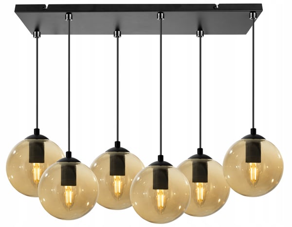 GLASKUGLEG LOFTHÆNGELAMPE LED-UDVALG