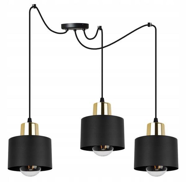 MODERNE LOFTHÆNGELAMPE SORT LED-LAMPE