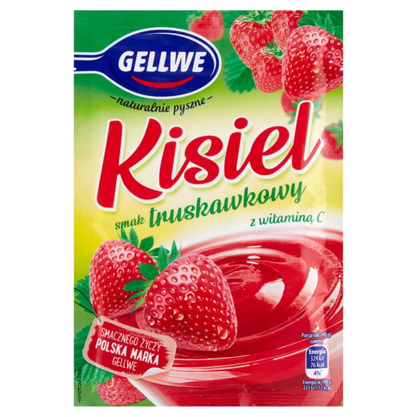 Gellwe Kisiel mansikanmakuinen 38 g